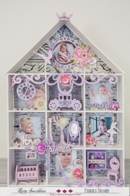 set of mdf ornaments for decoration #44 - 2