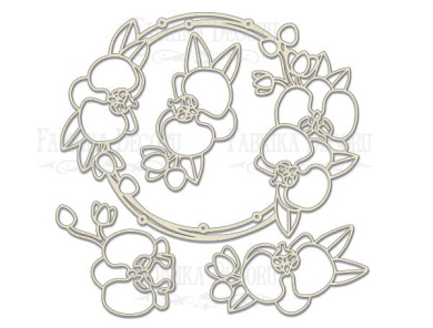 мегачипборд орхидея в круге 30x30 см #011  - 2