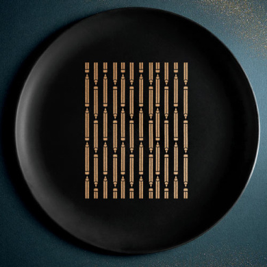 трафарет многоразовый 15x20см карандаши фон #234 фабрика декору - 2 трафарет многоразовый 15x20см карандаши фон #234 фабрика декору - 2