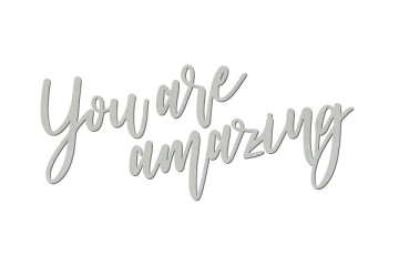 Chipboard "You are amazing" #439 - 2