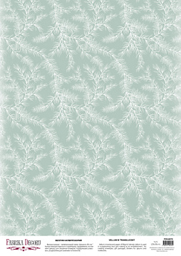 Deco vellum colored sheet Frost patterns, A3 (11,7" х 16,5")