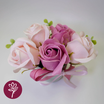 floristic interior composition "compliment", 150 x 150 x 140 mm  - 2