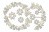  Набор чипбордов Веточки со снежинками 10х15 см #631 color_Milk