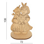 Figurine for painting and decorating #530 "Lovers on a stand" - 0