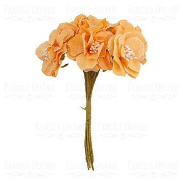 Set of cherry flowers peach, 6 pcs