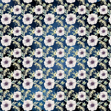 лист двусторонней бумаги для скрапбукинга night garden #01072-2 30,5х30,5 см