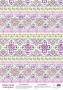 Deco vellum colored sheet Boho style, A3 (11,7" х 16,5")