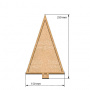  Art board Pine tree 15х25 cm - 0
