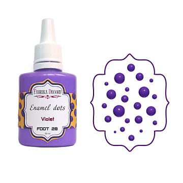 Liquid enamel dots Violet 30 ml