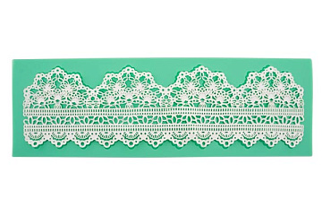 Silicone mat, Lace border #05