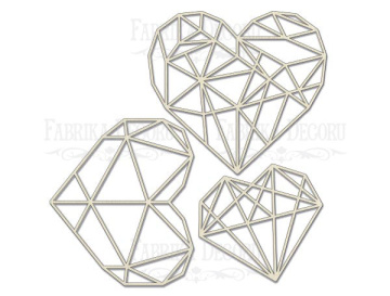 Megachipboard "Heart - Geometry" #034 - 2