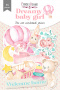 Set of die cuts Dreamy baby girl, 55 pcs