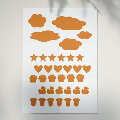 трафарет многоразовый 15x20см детство #012 фабрика декору - 2 трафарет многоразовый 15x20см детство #012 фабрика декору - 2