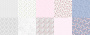 Double-sided scrapbooking paper set  Tender orchid 8"x8" 10 sheets - 0