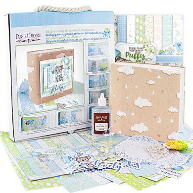 set for creating the children's photoalbum puffy fluffy boy #004
