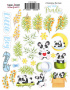 Kit of stickers #068,  "My little panda boy"