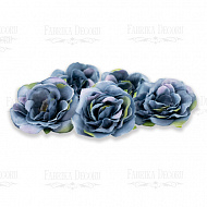 цветы розы, темно синие, 1шт