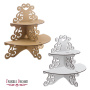 Cupcake stand "Semicircle openwork" #089