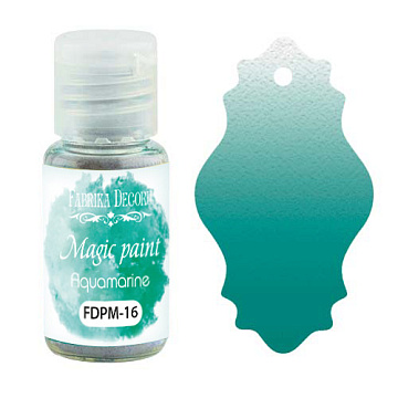 Dry paint Magic paint Aquamarine 15ml
