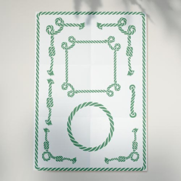 Stencil for crafts 15x20cm "Marine Photo Frames" #160 - 2 Stencil for crafts 15x20cm "Marine Photo Frames" #160 - 2
