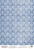 deco vellum colored sheet blue damask, a3 (11,7" х 16,5")
