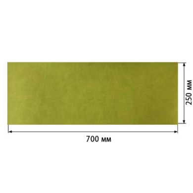 отрез кожзама avocado, размер 70см х 25см  - 2