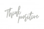 Chipboard "Think positive" #446 - 0