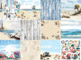 Double-sided scrapbooking paper set Sea of dreams 8"x8" 10 sheets - 0