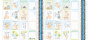 Double-sided scrapbooking paper set Funny fox boy 12"x12", 10 sheets - 12