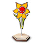 Art Stained Glass Kit "Bright Daffodil", for painting by numbers