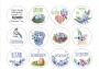 Journaling stickers set #1-127