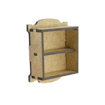 3D figures for decorating dollhouses and shadow boxes, Shelf, Trempel with hangers, Set #53 - 2 3D figures for decorating dollhouses and shadow boxes, Shelf, Trempel with hangers, Set #53 - 2