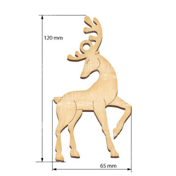 Figurine for painting and decorating #415 "Deer 1" - 2