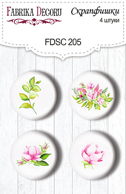 скрапфишки набор 4шт spring blossom #205 