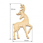 Figurine for painting and decorating #415 "Deer 1" - 0