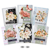 diy kit for making 6 greeting cards "where beauty lives", 12 cm x 15 cm diy kit for making 6 greeting cards "where beauty lives", 12 cm x 15 cm