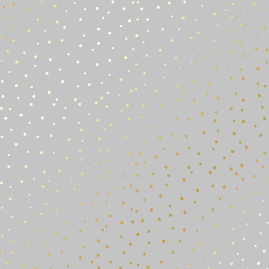 лист односторонней бумаги с фольгированием, дизайн golden drops gray, 30,5см х 30,5 см