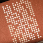 Stencil for crafts 15x20cm "Perforation" #038 - 0