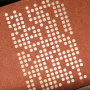 Stencil for crafts 15x20cm "Perforation" #038 - 0