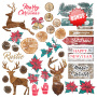 Doppelseitig Scrapbooking Papiere Satz Weihnachtsmärchen, 30,5 x 30,5 cm, 10 Blatt