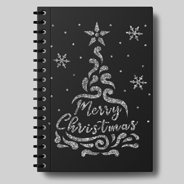 Stencil reusable, 15x20cm "Christmas tree", #460 - 2