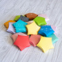 Stars mini set of cardboard blanks for gift wrapping, 6 pcs, 70х15 mm - 5