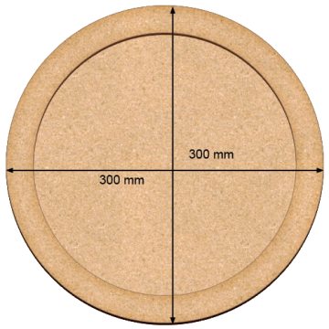Art board Circle, 30cm х 30cm - 2