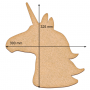 Art board Unicorn, 30cm х 32,5cm - 0