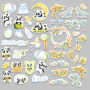 Set of die cuts My little panda boy, 45 pcs - 1