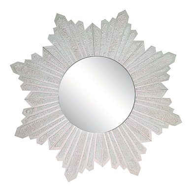 mirror sun silver with texture, diy kit for creativity #23