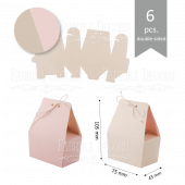 Набор картонных заготовок #004 color_Beige-warm pink Набор картонных заготовок #004 color_Beige-warm pink