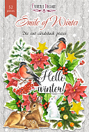 набор высечек, коллекция smile of winter, 52 шт