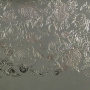 Stück PU-Leder zum Buchbinden mit silbernem Muster Silver Peony Passion, Farbe Grau, 50 cm x 25 cm