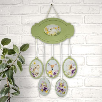 creativity kit "floral sentiments" for making a wall hanging, #055 - 2